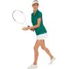 imageWomens Golf Polo Shirts V Neck UPF 50 Collared Short Sleeve Tennis Shirt Lightweight Quick Dry Sun Protection ShirtsEmerald Green