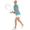 imageWomens Golf Polo Shirts V Neck UPF 50 Collared Short Sleeve Tennis Shirt Lightweight Quick Dry Sun Protection ShirtsGrey Green