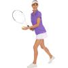imageWomens Golf Polo Shirts V Neck UPF 50 Collared Short Sleeve Tennis Shirt Lightweight Quick Dry Sun Protection ShirtsLight Purple