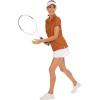 imageWomens Golf Polo Shirts V Neck UPF 50 Collared Short Sleeve Tennis Shirt Lightweight Quick Dry Sun Protection ShirtsOrange