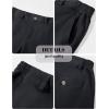 imageMAGCOMSEN Mens Casual Shorts 7 Inch Cotton Flat Front Shorts Lightweight Elastic Waist Summer Dress Shorts with PocketsBlack