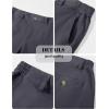 imageMAGCOMSEN Mens Casual Shorts 7 Inch Cotton Flat Front Shorts Lightweight Elastic Waist Summer Dress Shorts with PocketsDrak Grey