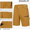 imageMAGCOMSEN Mens Hiking Cargo Shorts 9quot Quick Dry Lightweight Summer Casual Shorts for Men Work Golf Outdoor 5 PocketsGinger