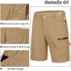 imageMAGCOMSEN Mens Hiking Cargo Shorts 9quot Quick Dry Lightweight Summer Casual Shorts for Men Work Golf Outdoor 5 PocketsKhaki