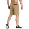 imageMAGCOMSEN Mens Hiking Cargo Shorts 9quot Quick Dry Lightweight Summer Casual Shorts for Men Work Golf Outdoor 5 PocketsKhaki