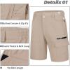 imageMAGCOMSEN Mens Hiking Cargo Shorts 9quot Quick Dry Lightweight Summer Casual Shorts for Men Work Golf Outdoor 5 PocketsLight Khaki