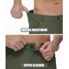 imageMAGCOMSEN Mens Hiking Shorts Lightweight Quick Dry Stretch Cargo Shorts with 5 Pockets Fishing Running Golf CyclingArmygreen