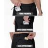 imageMAGCOMSEN Mens Hiking Shorts Lightweight Quick Dry Stretch Cargo Shorts with 5 Pockets Fishing Running Golf CyclingBlack