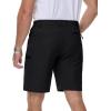 imageMAGCOMSEN Mens Hiking Shorts Lightweight Quick Dry Stretch Cargo Shorts with 5 Pockets Fishing Running Golf CyclingBlack