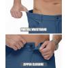 imageMAGCOMSEN Mens Hiking Shorts Lightweight Quick Dry Stretch Cargo Shorts with 5 Pockets Fishing Running Golf CyclingBluegray
