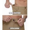 imageMAGCOMSEN Mens Hiking Shorts Lightweight Quick Dry Stretch Cargo Shorts with 5 Pockets Fishing Running Golf CyclingKhaki