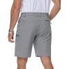 imageMAGCOMSEN Mens Hiking Shorts Lightweight Quick Dry Stretch Cargo Shorts with 5 Pockets Fishing Running Golf CyclingLightgrey