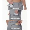 imageMAGCOMSEN Mens Hiking Shorts Lightweight Quick Dry Stretch Cargo Shorts with 5 Pockets Fishing Running Golf CyclingLightgrey