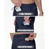 imageMAGCOMSEN Mens Hiking Shorts Lightweight Quick Dry Stretch Cargo Shorts with 5 Pockets Fishing Running Golf CyclingNavy