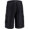 imageMAGCOMSEN Mens Swim Trunks with Mesh Liner 4 Pockets Quick Dry Beachwear Swimuits Board ShortsBlack