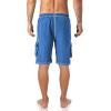 imageMAGCOMSEN Mens Swim Trunks with Mesh Liner 4 Pockets Quick Dry Beachwear Swimuits Board ShortsBlue