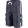 imageMAGCOMSEN Mens Swim Trunks with Mesh Liner 4 Pockets Quick Dry Beachwear Swimuits Board ShortsGrey