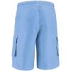 imageMAGCOMSEN Mens Swim Trunks with Mesh Liner 4 Pockets Quick Dry Beachwear Swimuits Board ShortsLight Blue