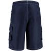 imageMAGCOMSEN Mens Swim Trunks with Mesh Liner 4 Pockets Quick Dry Beachwear Swimuits Board ShortsPeacock Blue