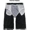 imageMAGCOMSEN Mens Swim Trunks with Mesh Liner 4 Pockets Quick Dry Beachwear Swimuits Board ShortsPeacock Blue