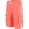 imageMAGCOMSEN Mens Swim Trunks with Mesh Liner 4 Pockets Quick Dry Beachwear Swimuits Board ShortsWatermelon Red