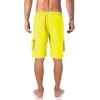 imageMAGCOMSEN Mens Swim Trunks with Mesh Liner 4 Pockets Quick Dry Beachwear Swimuits Board ShortsYellow