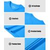 imageMAGCOMSEN Mens Tank Top Cotton Muscle Workout Gym Shirts Moisture Wicking Lightweight Summer Casual Sleeveless ShirtsAzure