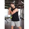imageMAGCOMSEN Mens Tank Top Cotton Muscle Workout Gym Shirts Moisture Wicking Lightweight Summer Casual Sleeveless ShirtsBlack