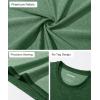 imageMAGCOMSEN Mens Tank Top Cotton Muscle Workout Gym Shirts Moisture Wicking Lightweight Summer Casual Sleeveless ShirtsDark Grey Green