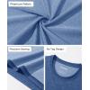 imageMAGCOMSEN Mens Tank Top Cotton Muscle Workout Gym Shirts Moisture Wicking Lightweight Summer Casual Sleeveless ShirtsHeather Blue