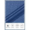 imageMAGCOMSEN Mens Tank Top Cotton Muscle Workout Gym Shirts Moisture Wicking Lightweight Summer Casual Sleeveless ShirtsHeather Blue