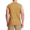 imageMAGCOMSEN Mens Tank Top Cotton Muscle Workout Gym Shirts Moisture Wicking Lightweight Summer Casual Sleeveless ShirtsHeather Turmeric