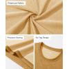 imageMAGCOMSEN Mens Tank Top Cotton Muscle Workout Gym Shirts Moisture Wicking Lightweight Summer Casual Sleeveless ShirtsHeather Turmeric