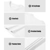 imageMAGCOMSEN Mens Tank Top Cotton Muscle Workout Gym Shirts Moisture Wicking Lightweight Summer Casual Sleeveless ShirtsWhite