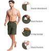imageMAGCOMSEN Mens Hiking Shorts 5 Pockets WaterResistant Ripstop Quick Dry Outdoor Cargo Fishing Tactical ShortsArmy Green