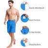 imageMAGCOMSEN Mens Hiking Shorts 5 Pockets WaterResistant Ripstop Quick Dry Outdoor Cargo Fishing Tactical ShortsAzure