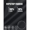 imageMAGCOMSEN Mens Hiking Shorts 5 Pockets WaterResistant Ripstop Quick Dry Outdoor Cargo Fishing Tactical ShortsBlack