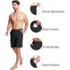 imageMAGCOMSEN Mens Hiking Shorts 5 Pockets WaterResistant Ripstop Quick Dry Outdoor Cargo Fishing Tactical ShortsBlack
