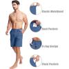 imageMAGCOMSEN Mens Hiking Shorts 5 Pockets WaterResistant Ripstop Quick Dry Outdoor Cargo Fishing Tactical ShortsBlue Grey