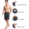 imageMAGCOMSEN Mens Hiking Shorts 5 Pockets WaterResistant Ripstop Quick Dry Outdoor Cargo Fishing Tactical ShortsDark Grey