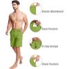 imageMAGCOMSEN Mens Hiking Shorts 5 Pockets WaterResistant Ripstop Quick Dry Outdoor Cargo Fishing Tactical ShortsFruit Green