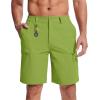 imageMAGCOMSEN Mens Hiking Shorts 5 Pockets WaterResistant Ripstop Quick Dry Outdoor Cargo Fishing Tactical ShortsFruit Green