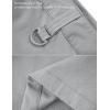 imageMAGCOMSEN Mens Hiking Shorts 5 Pockets WaterResistant Ripstop Quick Dry Outdoor Cargo Fishing Tactical ShortsLight Grey