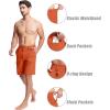 imageMAGCOMSEN Mens Hiking Shorts 5 Pockets WaterResistant Ripstop Quick Dry Outdoor Cargo Fishing Tactical ShortsOrange