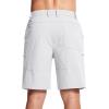 imageMAGCOMSEN Mens Hiking Shorts 5 Pockets WaterResistant Ripstop Quick Dry Outdoor Cargo Fishing Tactical ShortsWhite