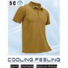 imageMAGCOMSEN Mens Polo Shirts Short Sleeve Cotton Pique Golf Shirt Casual Collared Shirt Lightweight Work Shirts with 3 ButtonsBrown