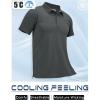 imageMAGCOMSEN Mens Polo Shirts Short Sleeve Cotton Pique Golf Shirt Casual Collared Shirt Lightweight Work Shirts with 3 ButtonsDark Grey