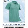 imageMAGCOMSEN Mens Polo Shirts Short Sleeve Cotton Pique Golf Shirt Casual Collared Shirt Lightweight Work Shirts with 3 ButtonsGrey Green