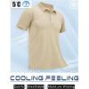 imageMAGCOMSEN Mens Polo Shirts Short Sleeve Cotton Pique Golf Shirt Casual Collared Shirt Lightweight Work Shirts with 3 ButtonsKhaki