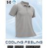 imageMAGCOMSEN Mens Polo Shirts Short Sleeve Cotton Pique Golf Shirt Casual Collared Shirt Lightweight Work Shirts with 3 ButtonsLight Grey